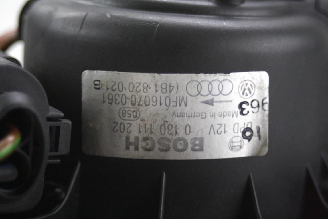 VENTILATOR  KABINE  OEM N. 4B1820021B ORIGINAL REZERVNI DEL AUDI A6 C5 4B 4B5 4B2 BER/SW (1997 - 2001) DIESEL LETNIK 1999