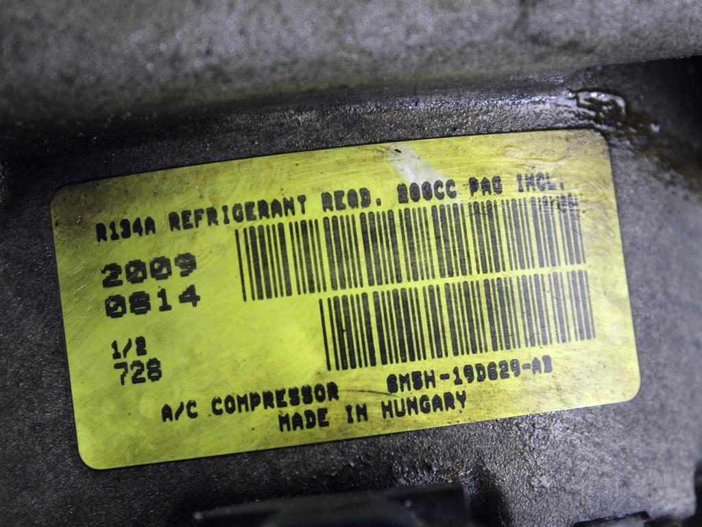 KOMPRESOR KLIME  OEM N. 6M5H-19D629-AB ORIGINAL REZERVNI DEL FORD FOCUS DA HCP DP MK2 R BER/SW (2008 - 2011) BENZINA/GPL LETNIK 2009