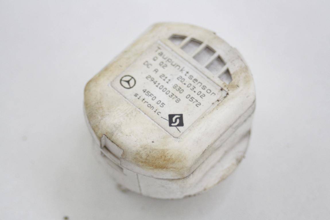TEMPERATURNI SENZORJI / AC OEM N. A2118300572 ORIGINAL REZERVNI DEL MERCEDES CLASSE A W168 V168 R (2001 - 2005) DIESEL LETNIK 2002