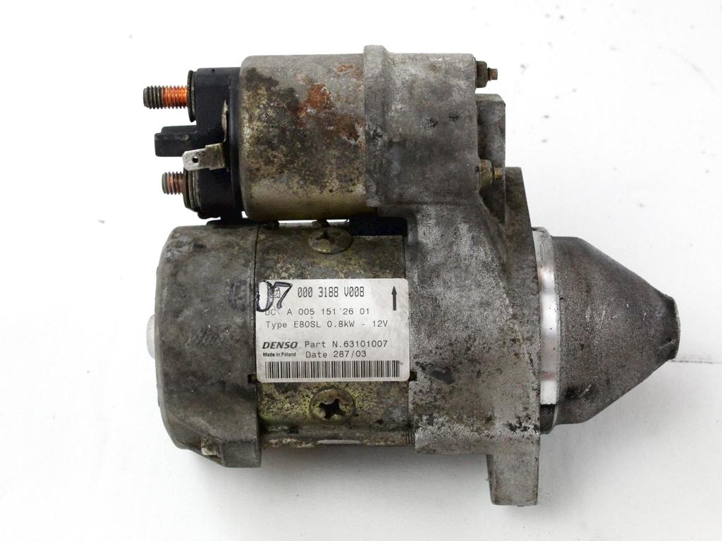 ZAGANJAC MOTORJA  OEM N. 0003188V008 ORIGINAL REZERVNI DEL SMART ROADSTER 452 (2003 - 2005)BENZINA LETNIK 2005