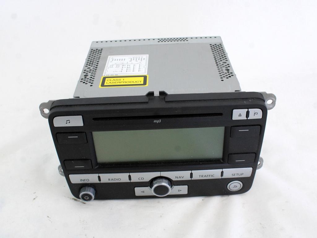 RADIO CD / OJACEVALNIK / IMETNIK HIFI OEM N. 1K0035191D ORIGINAL REZERVNI DEL VOLKSWAGEN TIGUAN 5N MK1 (2007 - 2011)DIESEL LETNIK 2008