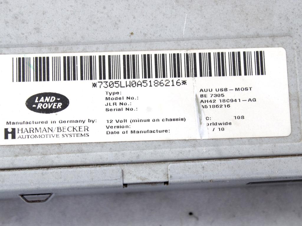 RAZNE KRMILNE ENOTE  OEM N. AH42-18C941-AG ORIGINAL REZERVNI DEL LAND ROVER RANGE ROVER SPORT L320 MK1 R (2010 -2013)DIESEL LETNIK 2011