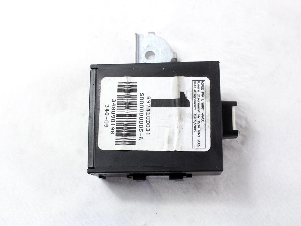 CENTRALNO ZAKLEPANJE OEM N. 897410D031 ORIGINAL REZERVNI DEL TOYOTA YARIS P9 MK2 R (2009 - 2011)BENZINA LETNIK 2010