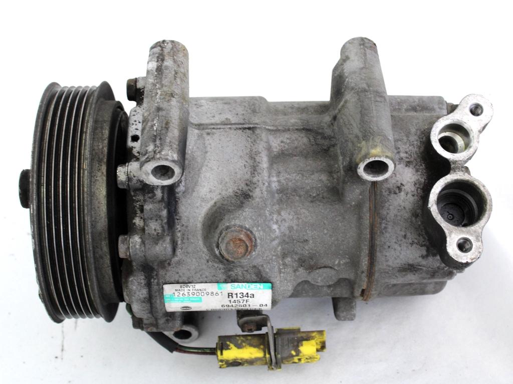 KOMPRESOR KLIME  OEM N. 6942501 ORIGINAL REZERVNI DEL MINI ONE / COOPER BERLINA CABRIO R56 R57 (2007 - 2013) DIESEL LETNIK 2008