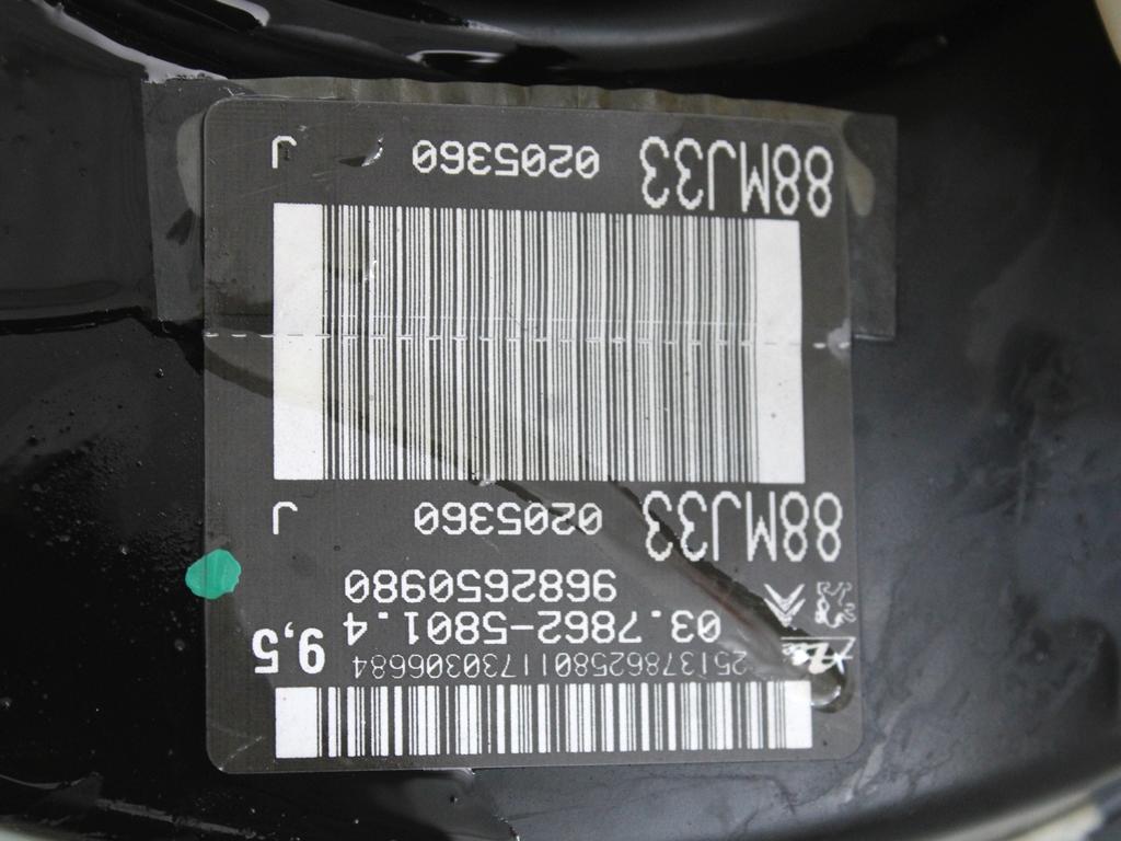 SERVO OJACEVALNIK ZAVOR S PUMPO OEM N. 9682650980 ORIGINAL REZERVNI DEL PEUGEOT 5008 0U 0E MK1 (2009 - 2013) DIESEL LETNIK 2010