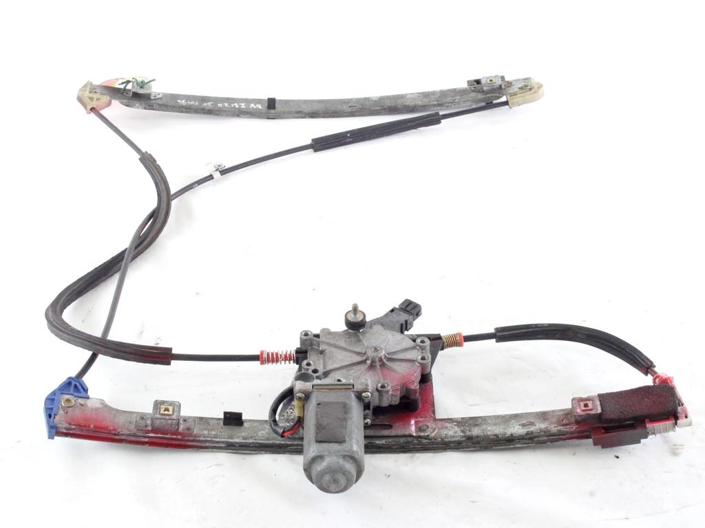 MEHANIZEM DVIGA SPREDNJIH STEKEL  OEM N. 27115 SISTEMA ALZACRISTALLO PORTA ANTERIORE ELETTR ORIGINAL REZERVNI DEL SEAT IBIZA 6K1 MK2 (1993 - 2002) LETNIK 1999