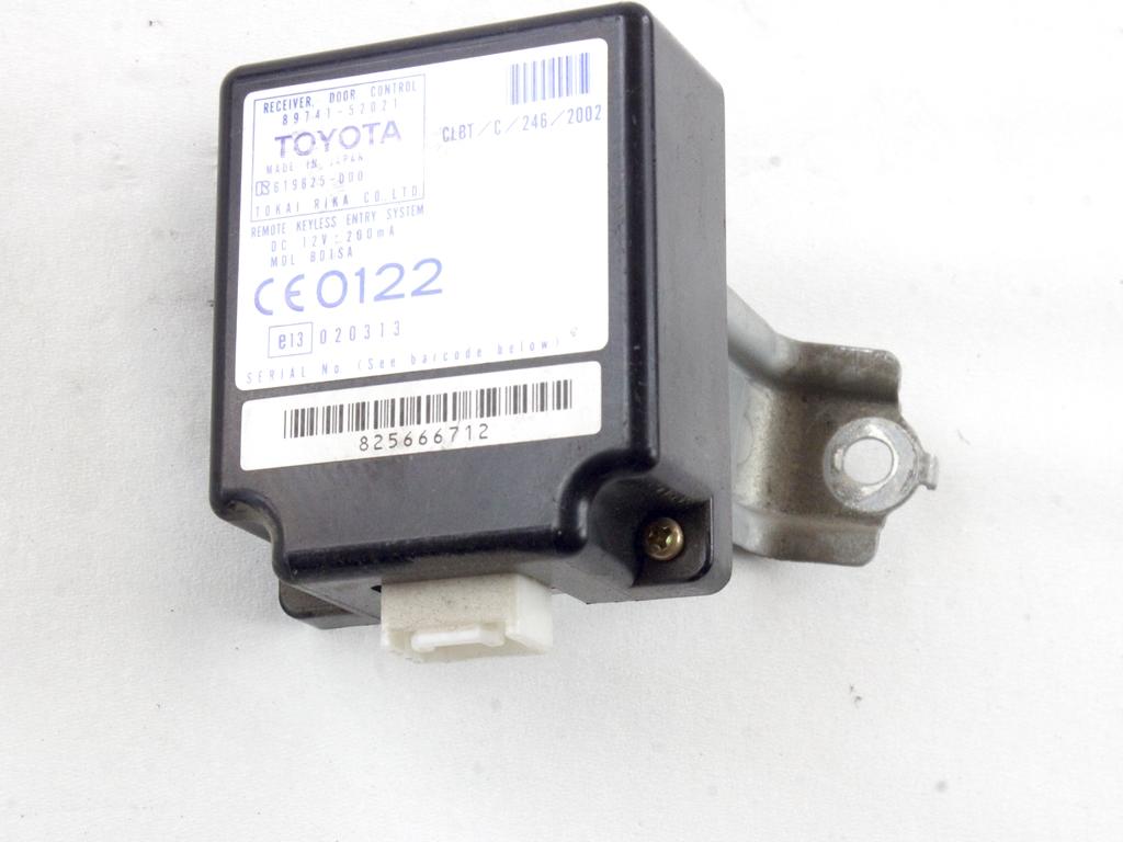 CENTRALNO ZAKLEPANJE OEM N. 89741-52021 ORIGINAL REZERVNI DEL TOYOTA YARIS VERSO XP20 (1999 - 2005)DIESEL LETNIK 2004