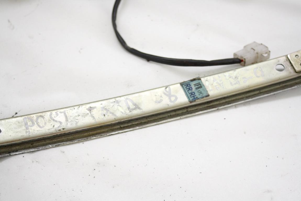 MEHANIZEM DVIGA ZADNJIH STEKEL  OEM N. 34891 SISTEMA ALZACRISTALLO PORTA POSTERIORE ELETT ORIGINAL REZERVNI DEL TATA INDIGO SW (2002 - 2009)DIESEL LETNIK 2006