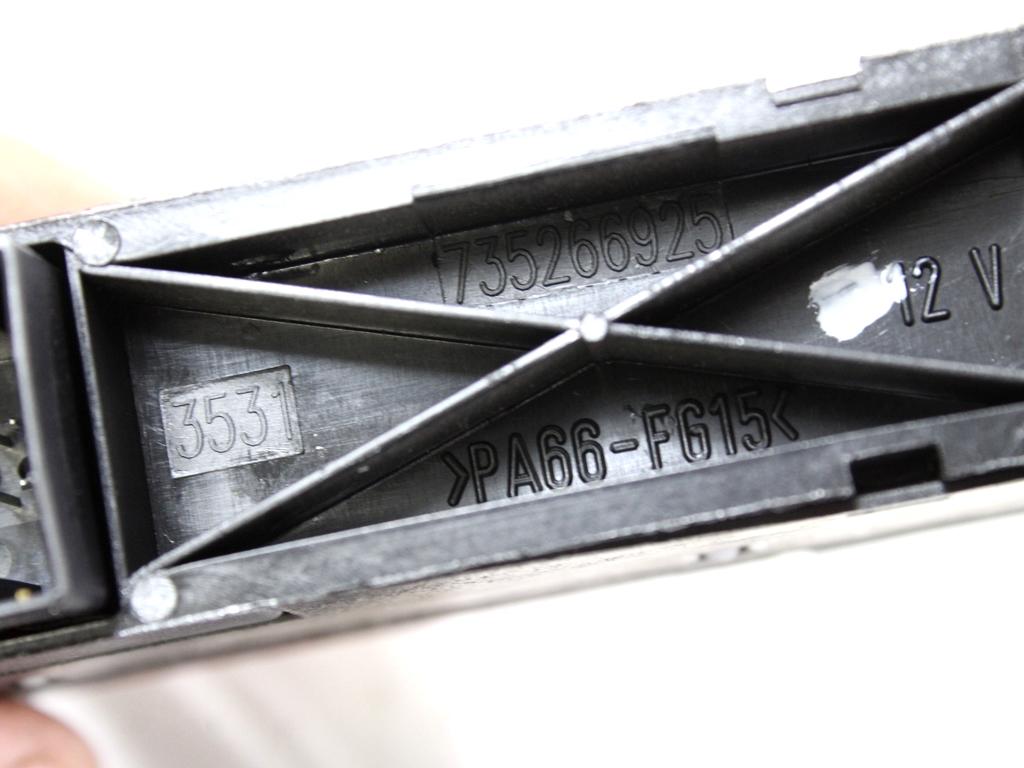 STIKALO VARNOSTNIH ZMIGAVCEV  OEM N. 735266925 ORIGINAL REZERVNI DEL ALFA ROMEO 147 937 R (2005 - 2010) BENZINA LETNIK 2010