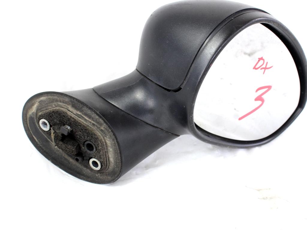 DESNO OGLEDALO OEM N. 735600583 ORIGINAL REZERVNI DEL FIAT 500 CINQUECENTO 312 MK3 (2007 - 2015) BENZINA LETNIK 2010