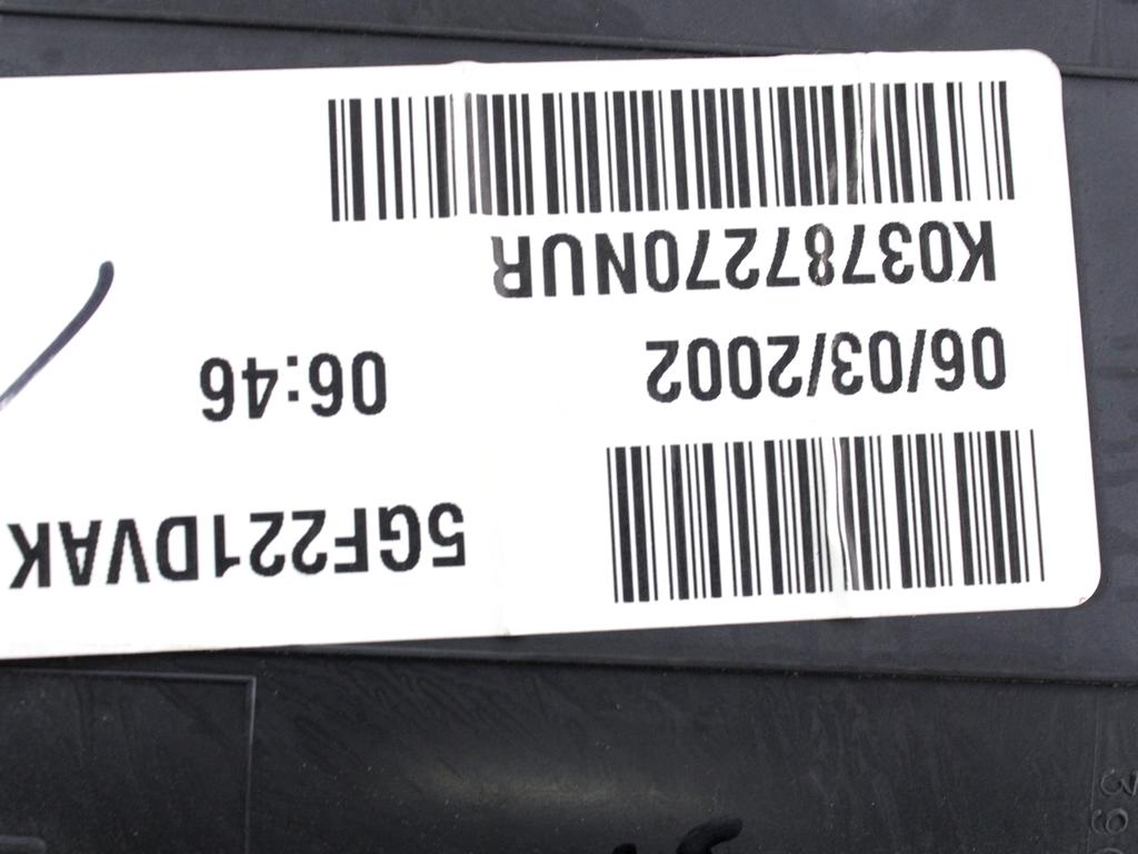 VRATNI PANEL OEM N. PNPDPJPCHEROKEEKJMK3SV5P ORIGINAL REZERVNI DEL JEEP CHEROKEE MK3 KJ (2001 - 2005) DIESEL LETNIK 2002