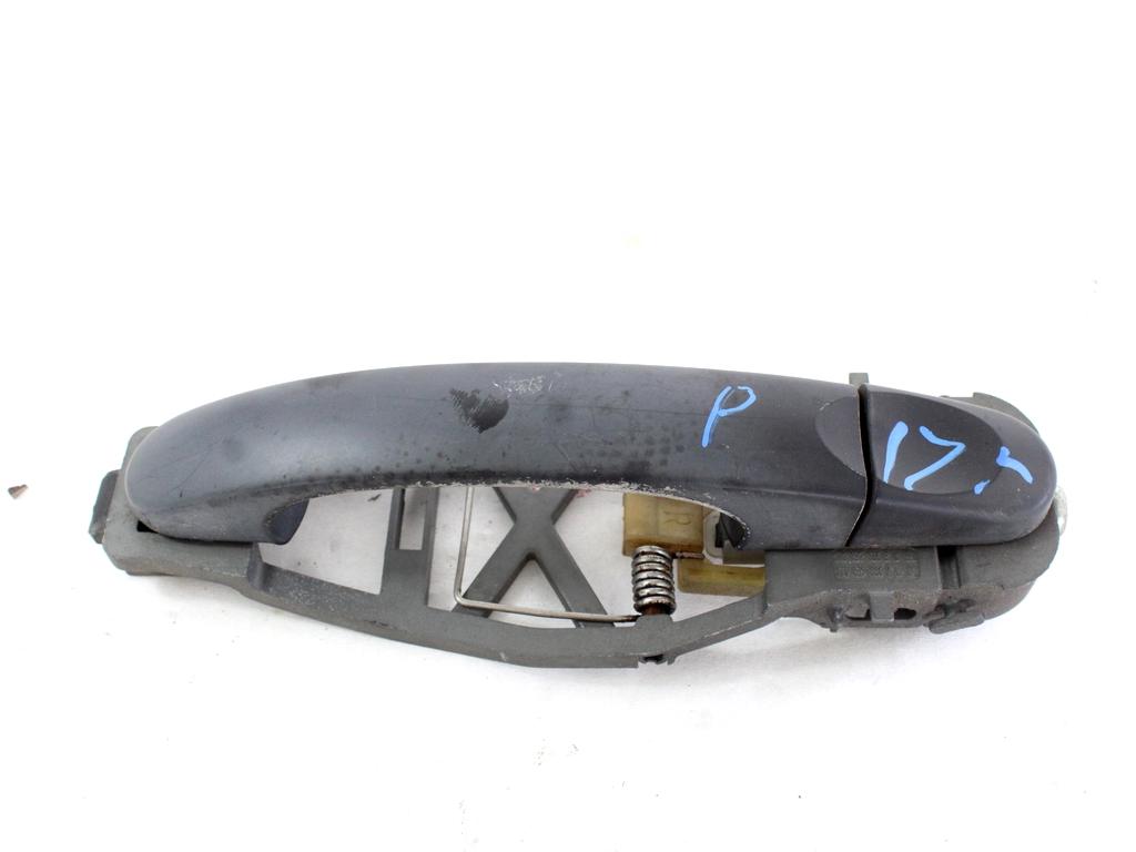 ZUNANJA KLJUKA ZADNJA DESNA VRATA OEM N. 7H0837205D3FZ ORIGINAL REZERVNI DEL VOLKSWAGEN TOURAN 1T2 MK1 R1 (2006 - 2010)DIESEL LETNIK 2007