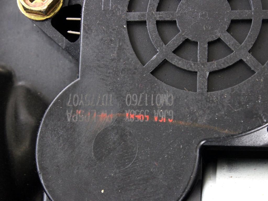MEHANIZEM DVIGA ZADNJIH STEKEL  OEM N. 17876 SISTEMA ALZACRISTALLO PORTA POSTERIORE ELETT ORIGINAL REZERVNI DEL MAZDA 3 MK1 BK (2003 - 2009)DIESEL LETNIK 2005