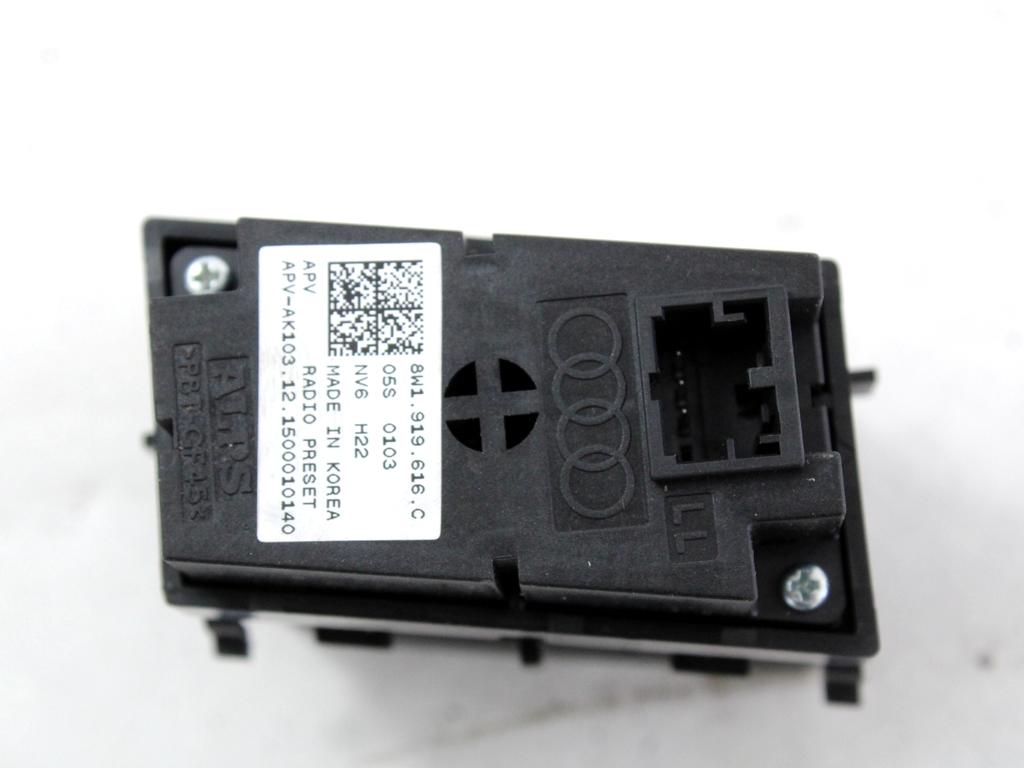 NADZOR RADIA / PLOSCA OEM N. 8W1919616C ORIGINAL REZERVNI DEL AUDI A4 B9 BER/SW/ALLROAD (2015 - 2019)DIESEL LETNIK 2016