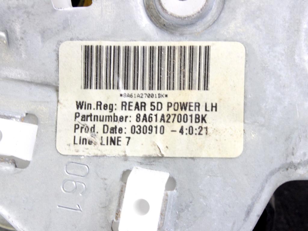 MEHANIZEM DVIGA ZADNJIH STEKEL  OEM N. 28236 SISTEMA ALZACRISTALLO PORTA POSTERIORE ELETT ORIGINAL REZERVNI DEL FORD FIESTA CB1 CNN MK6 (09/2008 - 11/2012) BENZINA LETNIK 2011