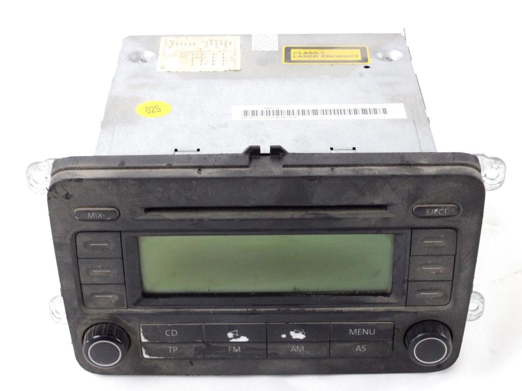 RADIO CD / OJACEVALNIK / IMETNIK HIFI OEM N. 1K0035186G ORIGINAL REZERVNI DEL VOLKSWAGEN GOLF V 1K1 1K5 MK5 BER/SW (02/2004-11/2008) DIESEL LETNIK 2004