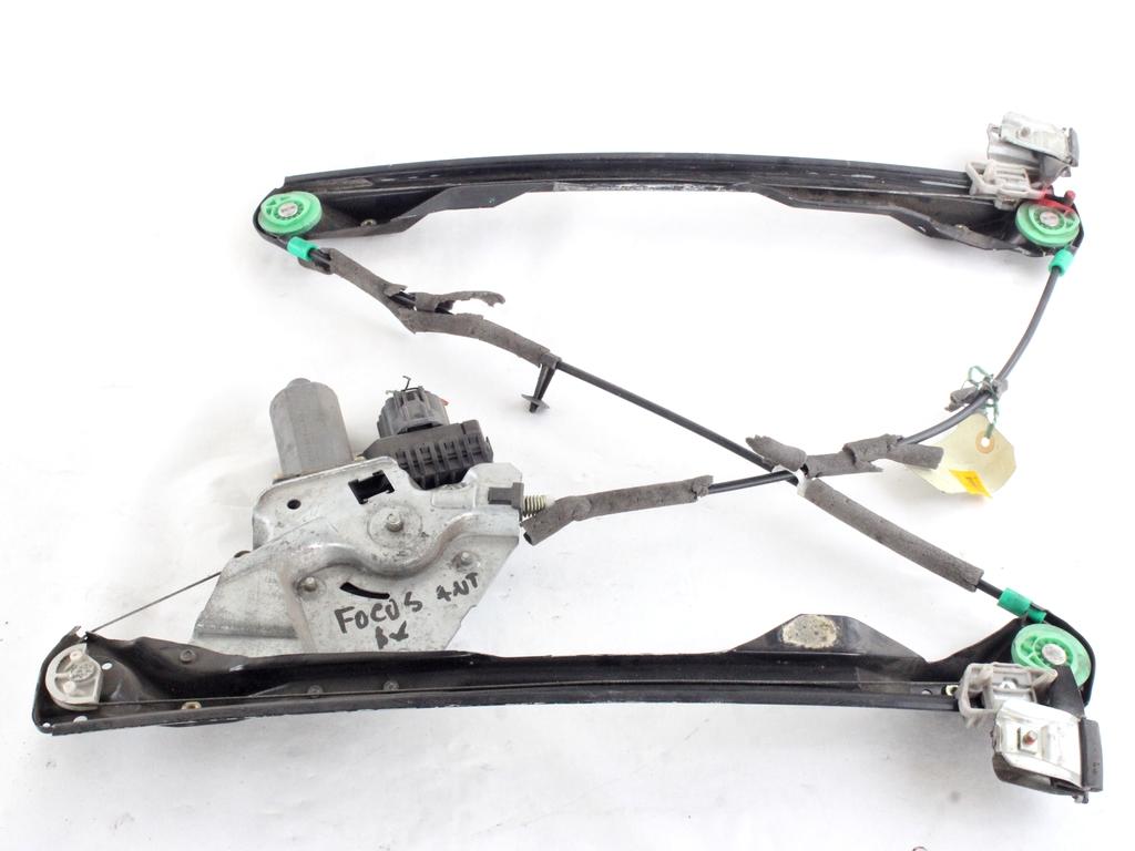 MEHANIZEM DVIGA SPREDNJIH STEKEL  OEM N. 15810 SISTEMA ALZACRISTALLO PORTA ANTERIORE ELETTR ORIGINAL REZERVNI DEL FORD FOCUS DAW DBW DNW MK1 BER/SW (1998-2001)DIESEL LETNIK 2001