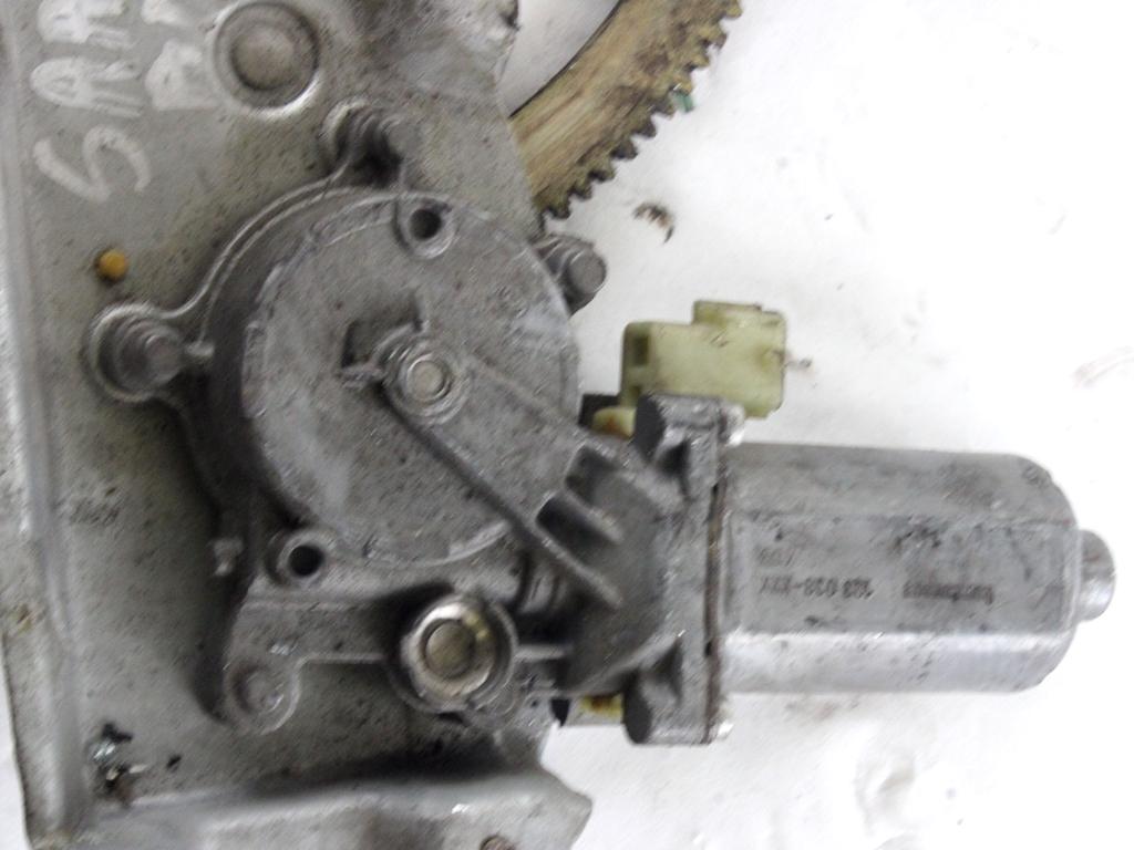 MEHANIZEM DVIGA SPREDNJIH STEKEL  OEM N. 3970 SISTEMA ALZACRISTALLO PORTA ANTERIORE ELETTRI ORIGINAL REZERVNI DEL SAAB 900 MK2 (1993 -1998)BENZINA LETNIK 1997