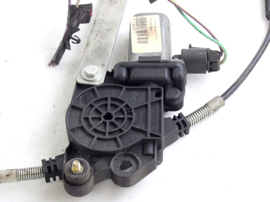 MEHANIZEM DVIGA SPREDNJIH STEKEL  OEM N. 2599 SISTEMA ALZACRISTALLO PORTA ANTERIORE ELETTRI ORIGINAL REZERVNI DEL FIAT TIPO 160 R (1992 - 1995)BENZINA LETNIK 1992