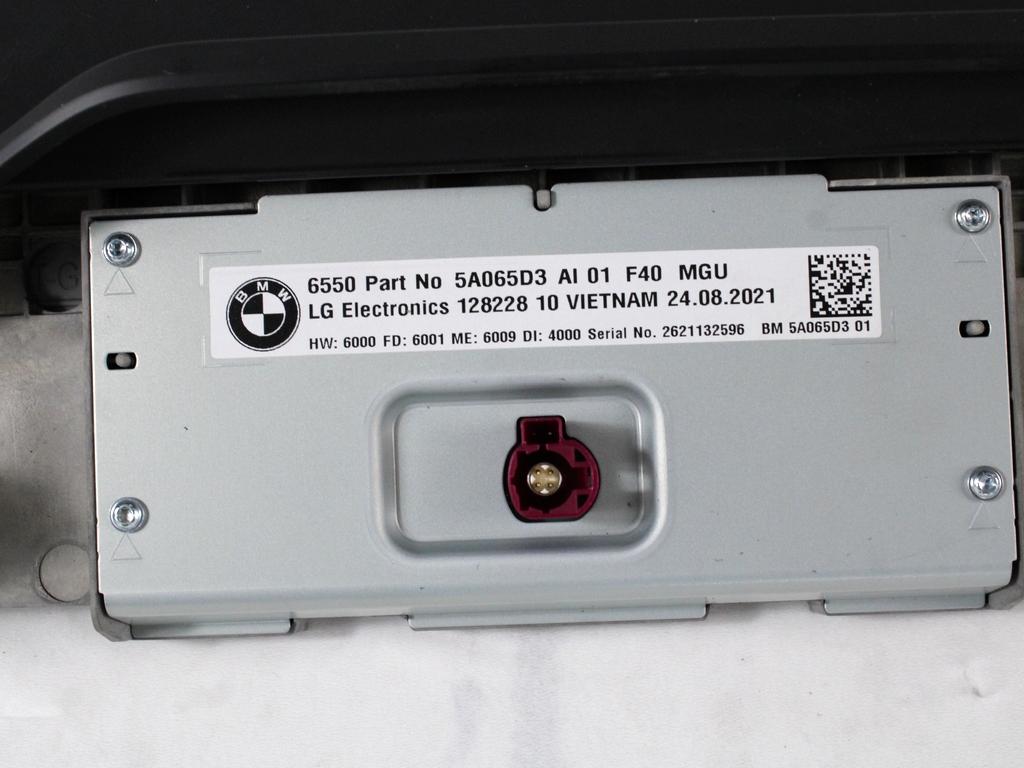 NAVIGCIJA  OEM N. 65505A065D3 ORIGINAL REZERVNI DEL BMW SERIE 1 BERLINA F40 (DAL 2019)DIESEL LETNIK 2022