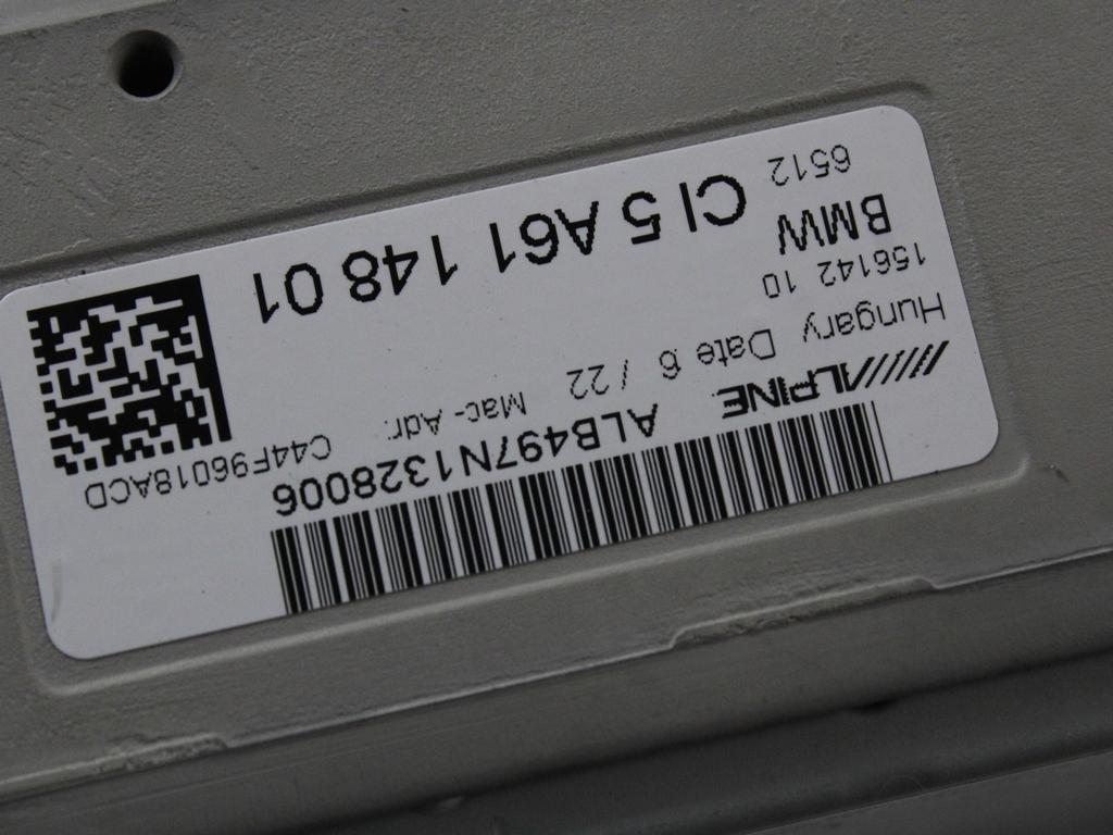 KRMILNA ENOTA NAVIGACIJSKE ENOTE OEM N. 5A61148 ORIGINAL REZERVNI DEL BMW SERIE 1 BERLINA F40 (DAL 2019)DIESEL LETNIK 2022