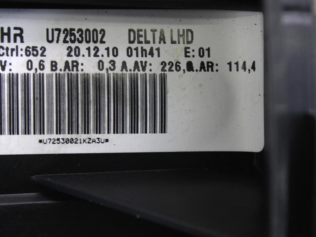 VENTILATOR  KABINE  OEM N. 13276230 ORIGINAL REZERVNI DEL OPEL ASTRA J P10 5P/3P/SW (2010 - 2015) DIESEL LETNIK 2011