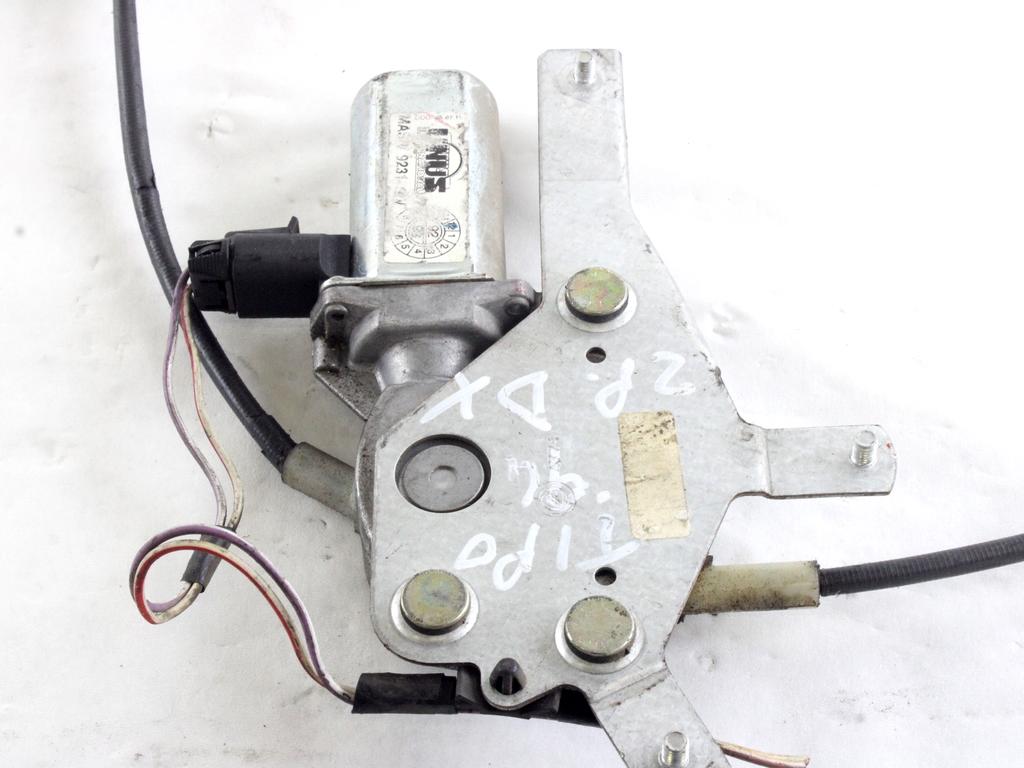 MEHANIZEM DVIGA SPREDNJIH STEKEL  OEM N. 2599 SISTEMA ALZACRISTALLO PORTA ANTERIORE ELETTRI ORIGINAL REZERVNI DEL FIAT TIPO 160 R (1992 - 1995)BENZINA LETNIK 1992