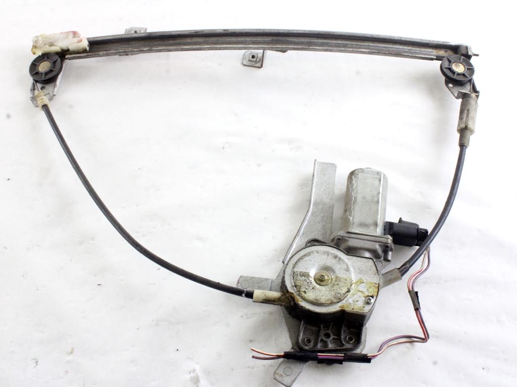 MEHANIZEM DVIGA SPREDNJIH STEKEL  OEM N. 2599 SISTEMA ALZACRISTALLO PORTA ANTERIORE ELETTRI ORIGINAL REZERVNI DEL FIAT TIPO 160 R (1992 - 1995)BENZINA LETNIK 1992