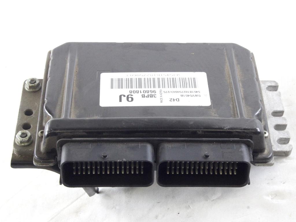 OSNOVNA KRMILNA ENOTA DDE / MODUL ZA VBRIZGAVANJE OEM N. 96801800 ORIGINAL REZERVNI DEL CHEVROLET MATIZ M200 (2005 - 2010) BENZINA/GPL LETNIK 2008