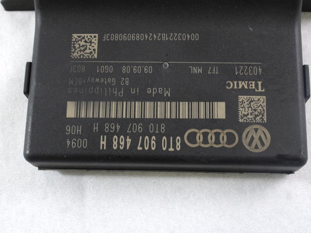 RACUNALNIK VMESNIKA (GATEWAY) OEM N. 8T0907468H ORIGINAL REZERVNI DEL AUDI A4 B8 8K2 BER/SW/CABRIO (2007 - 11/2015) DIESEL LETNIK 2009