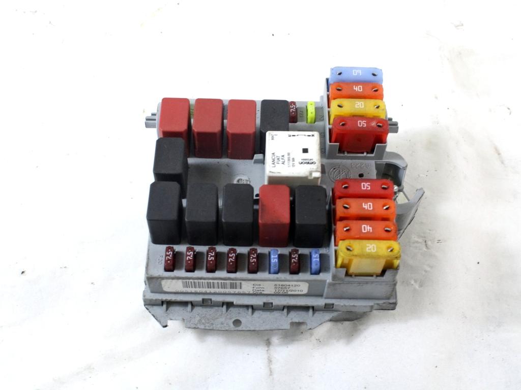 VAROVALKE/RELE' OEM N. 51804120 ORIGINAL REZERVNI DEL FIAT CROMA 194 MK2 R (11-2007 - 2010) DIESEL LETNIK 2010