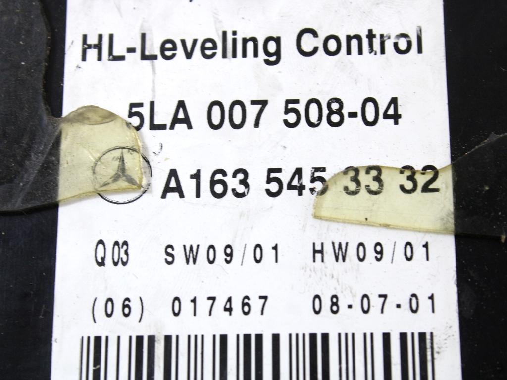 RACUNALNIK ZAROMETOV OEM N. A1635453332 ORIGINAL REZERVNI DEL MERCEDES CLASSE ML W163 (1997 - 2006) DIESEL LETNIK 2002