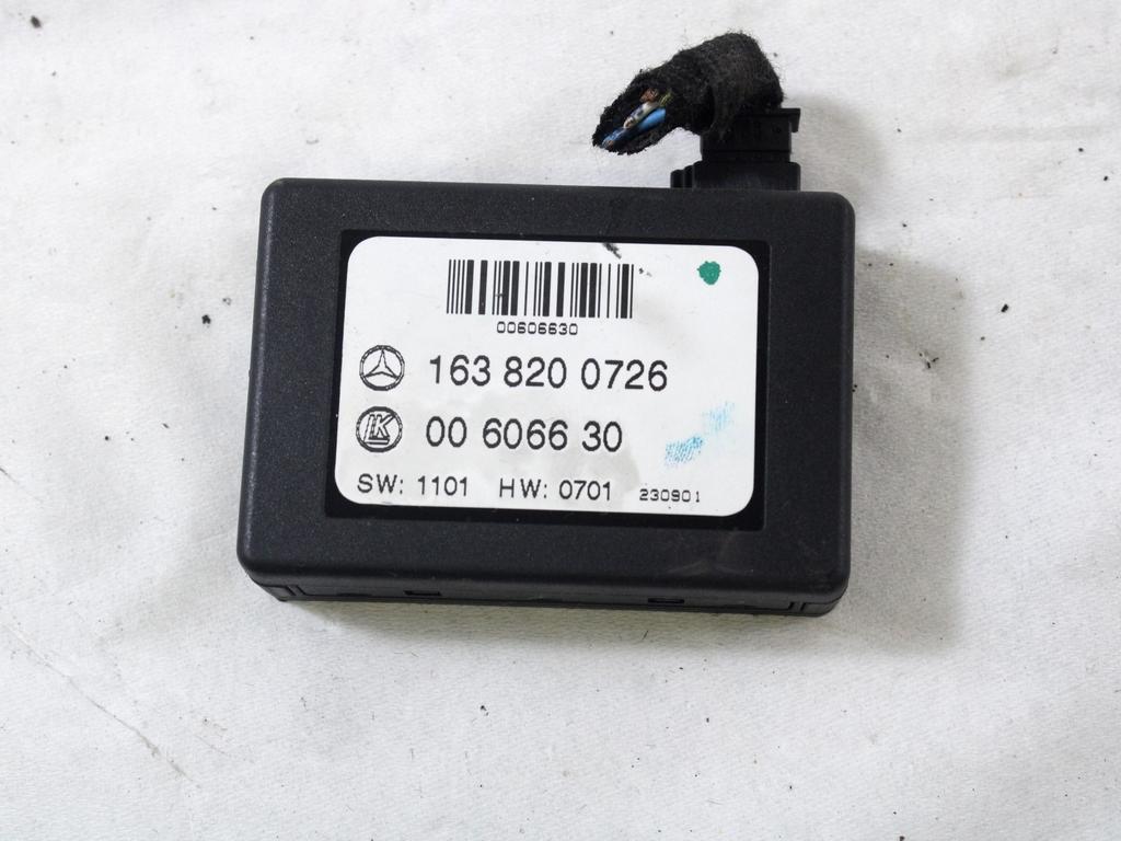 SENZOR DEZJA OEM N. 1638200726 ORIGINAL REZERVNI DEL MERCEDES CLASSE ML W163 (1997 - 2006) DIESEL LETNIK 2002