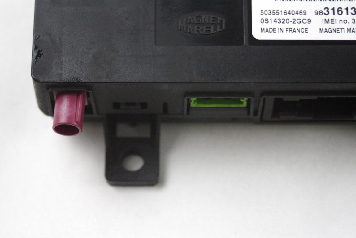 9831613880 CENTRALINA MODULO TELEFONO BLUETOOTH CITROEN C3 AIRCROSS 1.2 B 81KW 6M 5P (2020) RICAMBIO USATO