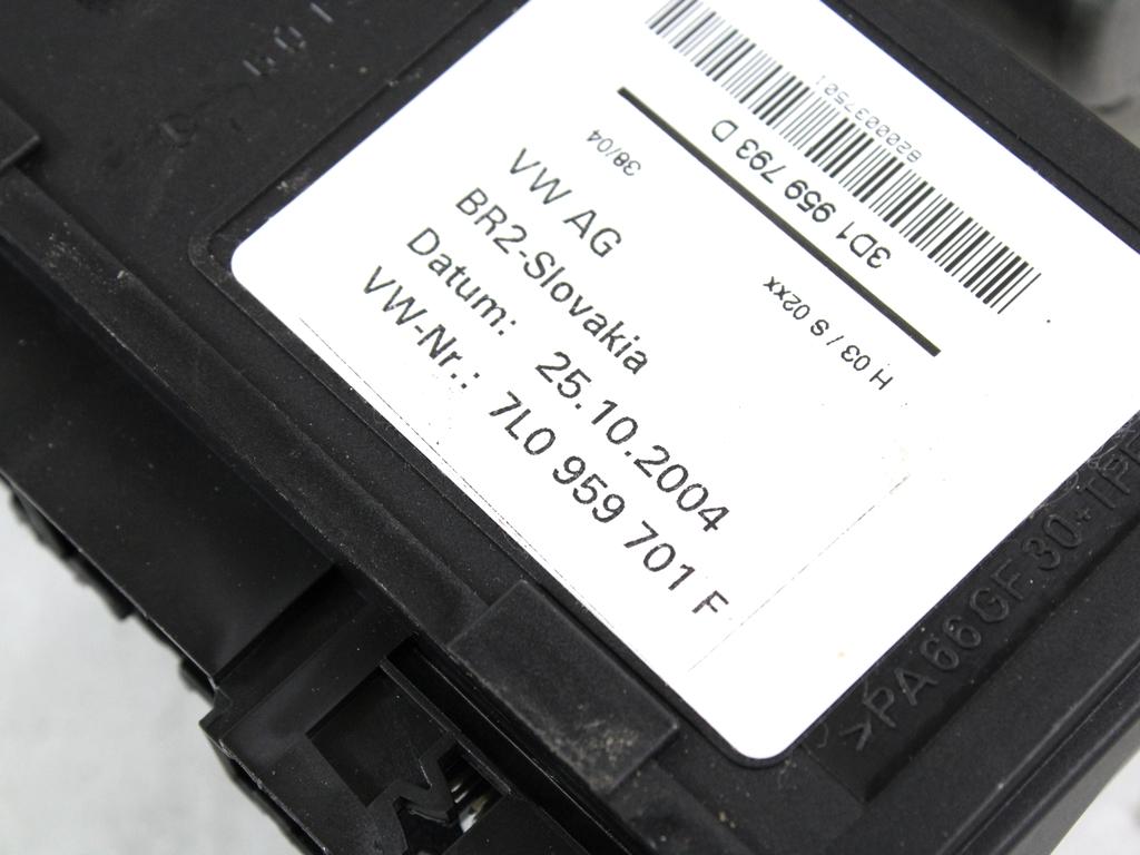 MEHANIZEM DVIGA SPREDNJIH STEKEL  OEM N. 17182 SISTEMA ALZACRISTALLO PORTA ANTERIORE ELETTR ORIGINAL REZERVNI DEL VOLKSWAGEN TOUAREG 7LA 7L6 7L7 MK1 (2002 - 2007)DIESEL LETNIK 2004