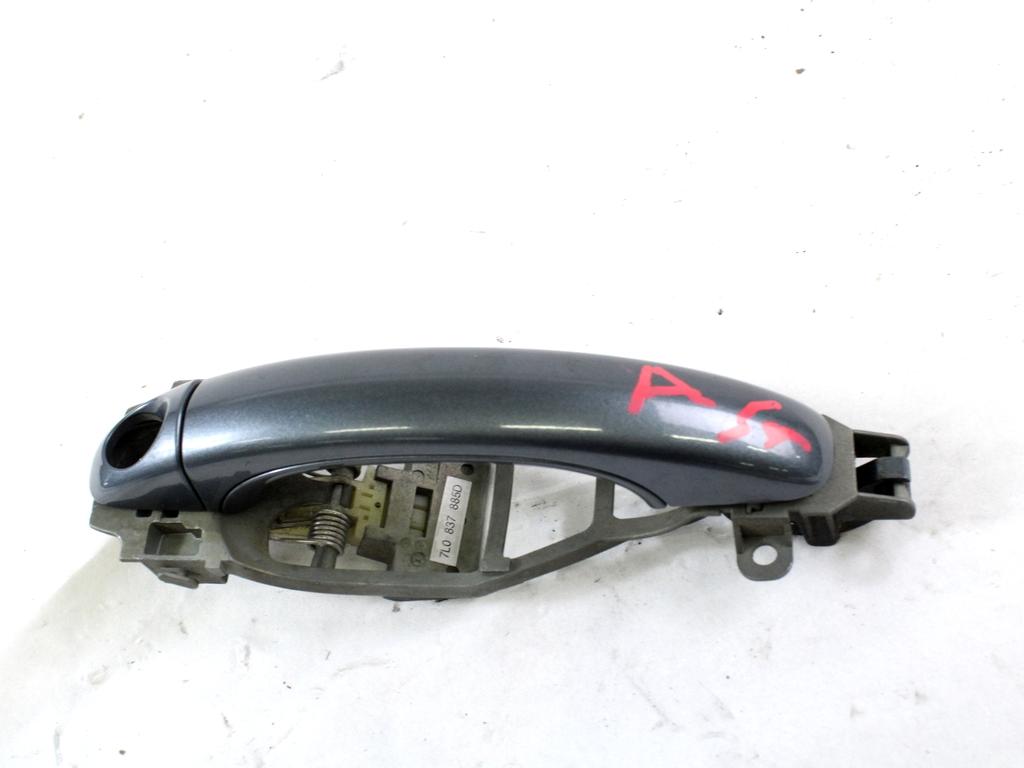 ZUNANJA KLJUKA SPREDNJA LEVA VRATA OEM N. 7L6837205CGRU ORIGINAL REZERVNI DEL VOLKSWAGEN TOUAREG 7LA 7L6 7L7 MK1 (2002 - 2007)DIESEL LETNIK 2004