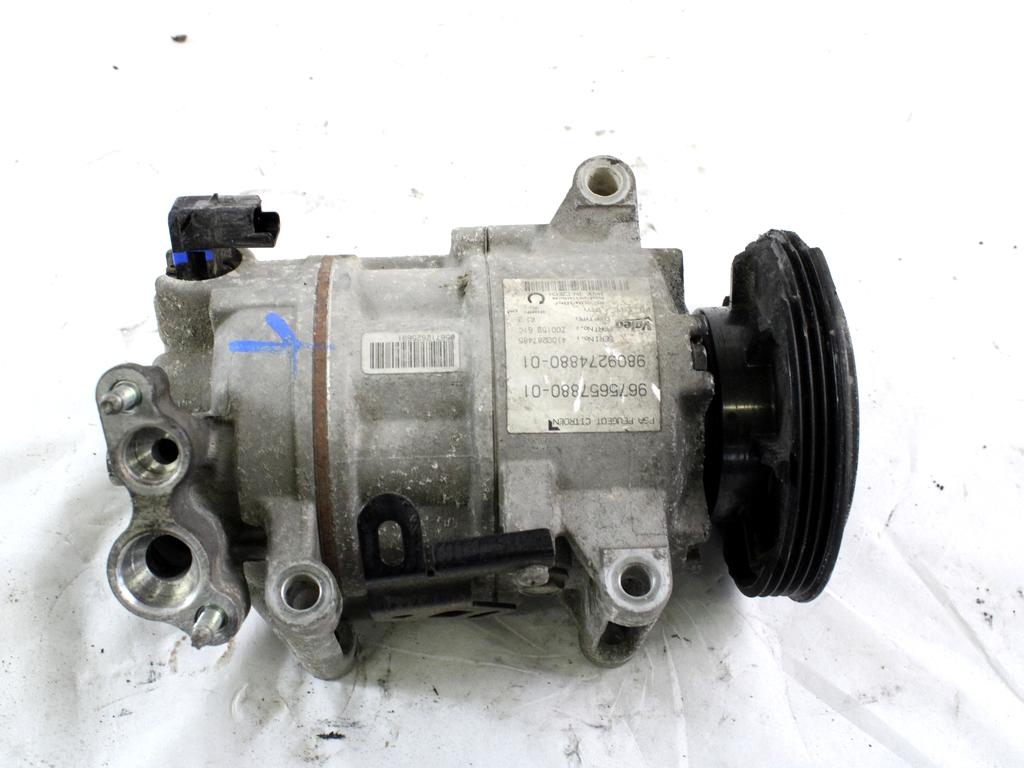 KOMPRESOR KLIME  OEM N. 9675657880 ORIGINAL REZERVNI DEL PEUGEOT 308 LB LP LW LH L3 LC LJ LR LX L4 MK2 T9 (2013 - 2021)DIESEL LETNIK 2014