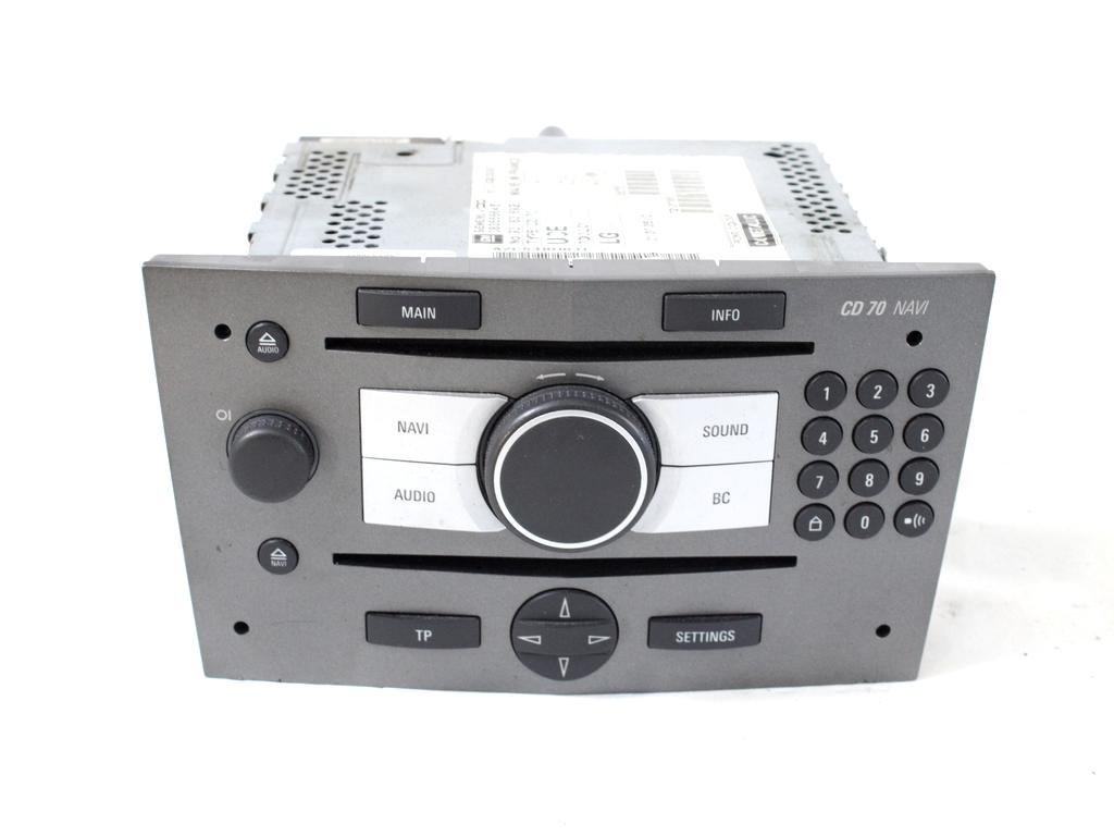 RADIO CD / OJACEVALNIK / IMETNIK HIFI OEM N. 93183892 ORIGINAL REZERVNI DEL OPEL ASTRA H A04 L48,L08,L35,L67 5P/3P/SW (2004 - 2007) DIESEL LETNIK 2005