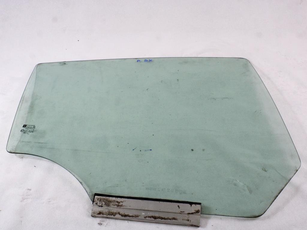 STEKLO ZADNJIH DESNIH VRAT OEM N. 93183269 ORIGINAL REZERVNI DEL OPEL ASTRA H A04 L48,L08,L35,L67 5P/3P/SW (2004 - 2007) DIESEL LETNIK 2005