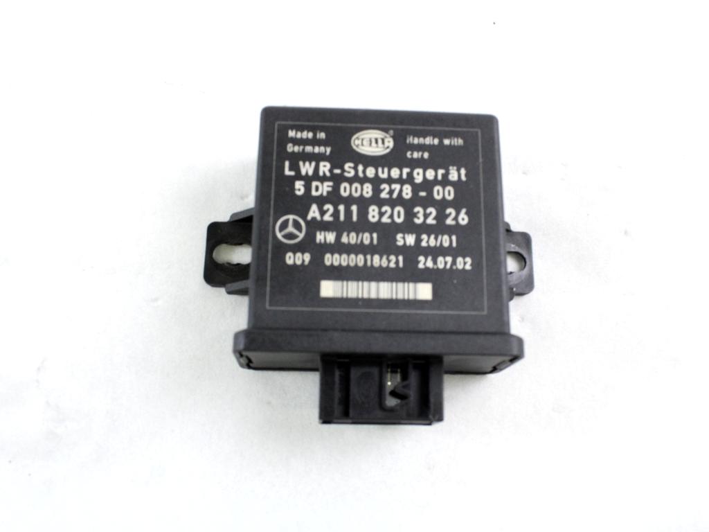 RACUNALNIK ZAROMETOV OEM N. A2118203226 ORIGINAL REZERVNI DEL MERCEDES CLASSE E W211 S211 BER/SW (03/2002 - 05/2006) DIESEL LETNIK 2002