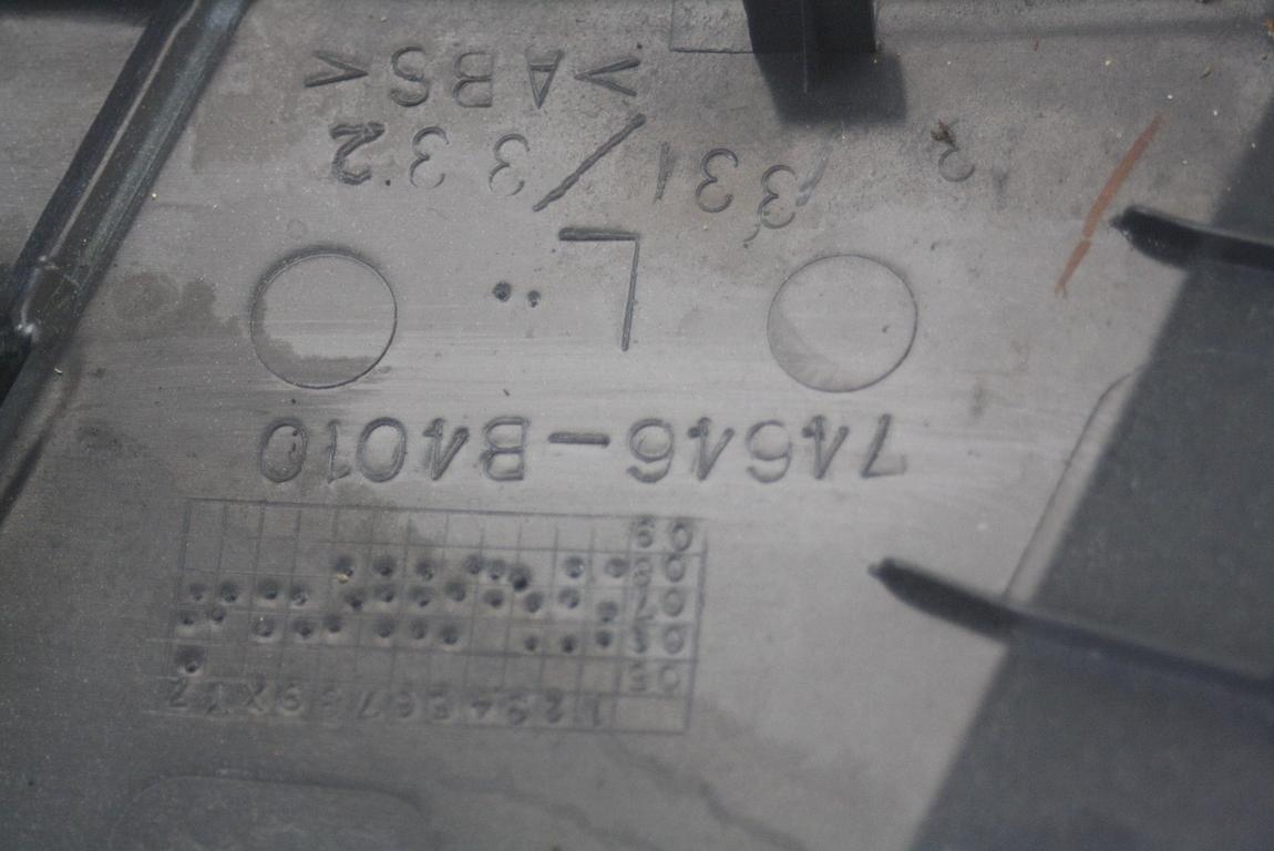 OKRASNE LETVICE VRAT  OEM N. 74646-B4010 ORIGINAL REZERVNI DEL DAIHATSU TERIOS J200 MK2 (2006 - 2017) BENZINA LETNIK 2009