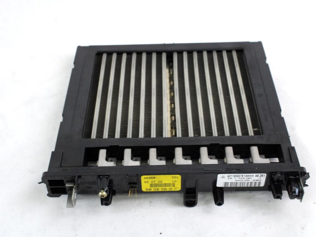 HLADILNIK ZA GRETJE OEM N. A2118300761 ORIGINAL REZERVNI DEL MERCEDES CLASSE E W211 S211 BER/SW (03/2002 - 05/2006) DIESEL LETNIK 2002