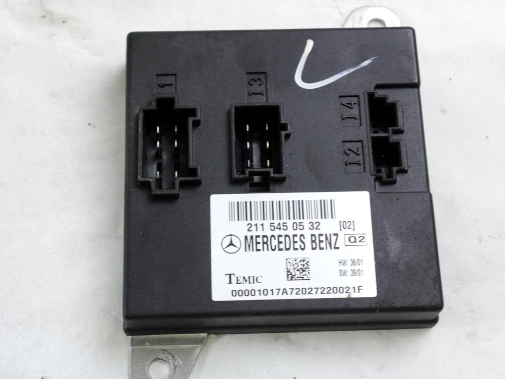 RACUNALNIK MOTORJA/REM OEM N. 2115450532 ORIGINAL REZERVNI DEL MERCEDES CLASSE E W211 S211 BER/SW (03/2002 - 05/2006) DIESEL LETNIK 2002
