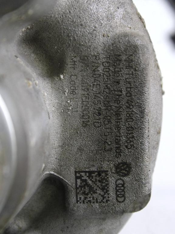 TURBINA OEM N. 04E145721D ORIGINAL REZERVNI DEL SKODA OCTAVIA MK3 5E3 NL3 NR3 (2012 - 2017)BENZINA/METANO LETNIK 2015