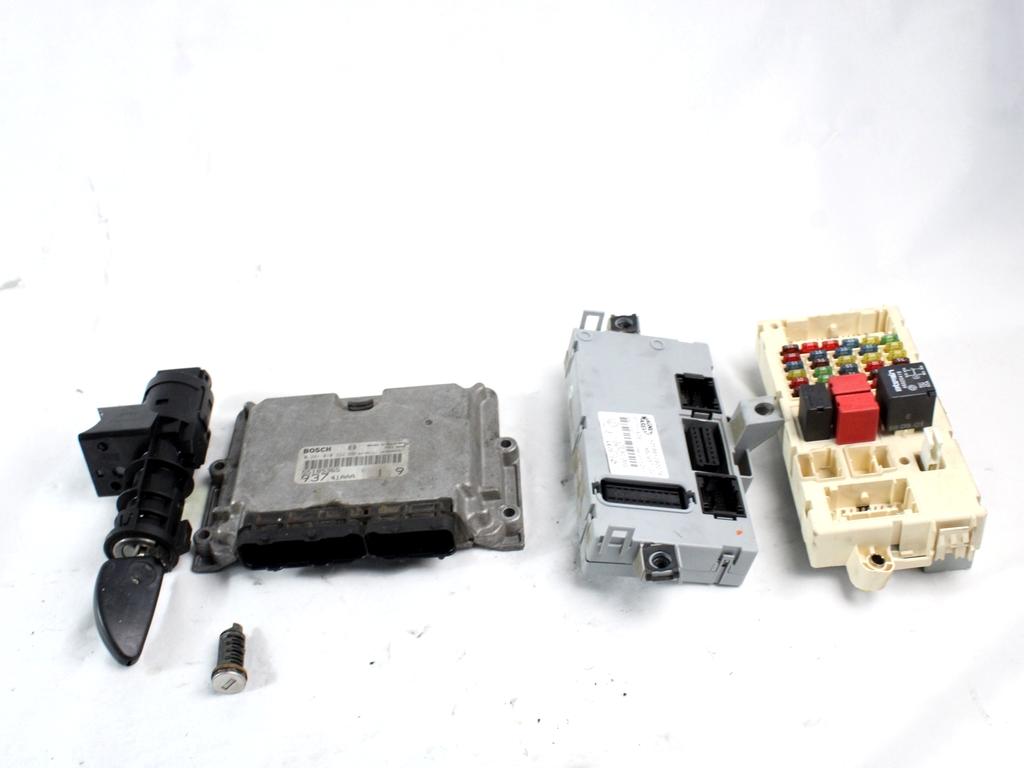 KOMPLET ODKLEPANJE IN VZIG  OEM N. 16441 KIT ACCENSIONE AVVIAMENTO ORIGINAL REZERVNI DEL ALFA ROMEO 147 937 (2001 - 2005)DIESEL LETNIK 2003