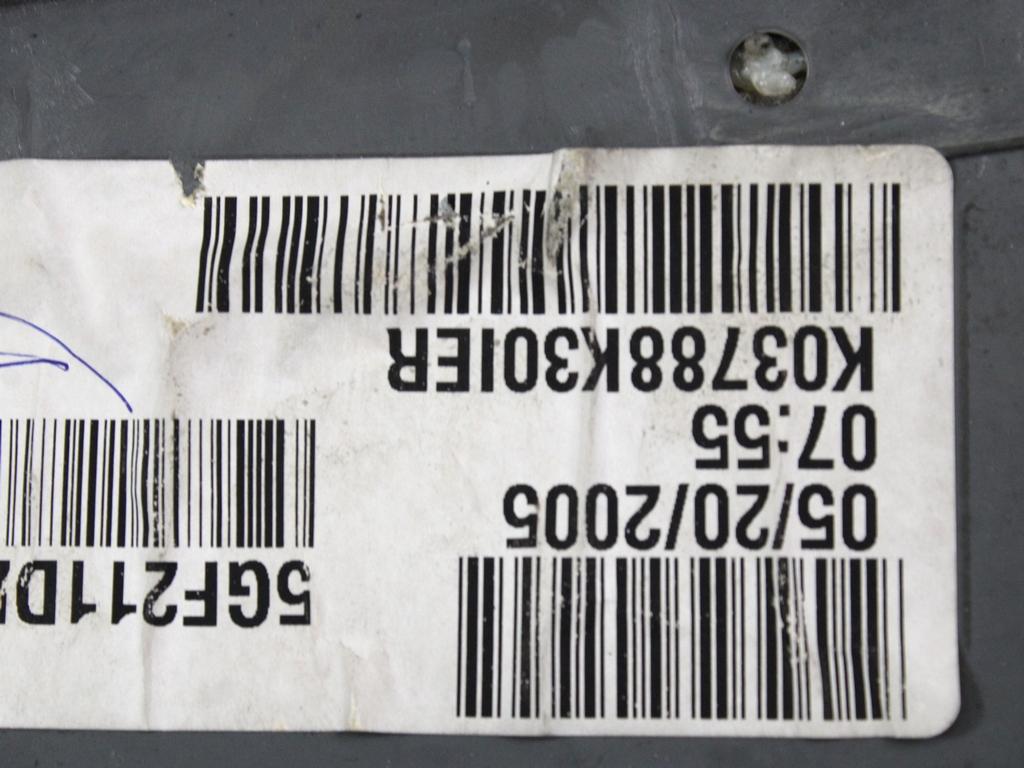 VRATNI PANEL OEM N. PNPSPJPCHEROKEEKJMK3RSV5P ORIGINAL REZERVNI DEL JEEP CHEROKEE MK3 R KJ (2005 - 2008) DIESEL LETNIK 2005