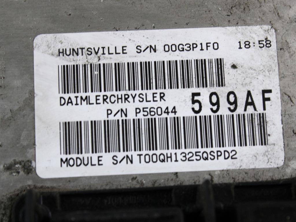 RACUNALNIK VMESNIKA (GATEWAY) OEM N. 56044599AF ORIGINAL REZERVNI DEL JEEP CHEROKEE MK3 R KJ (2005 - 2008) DIESEL LETNIK 2005