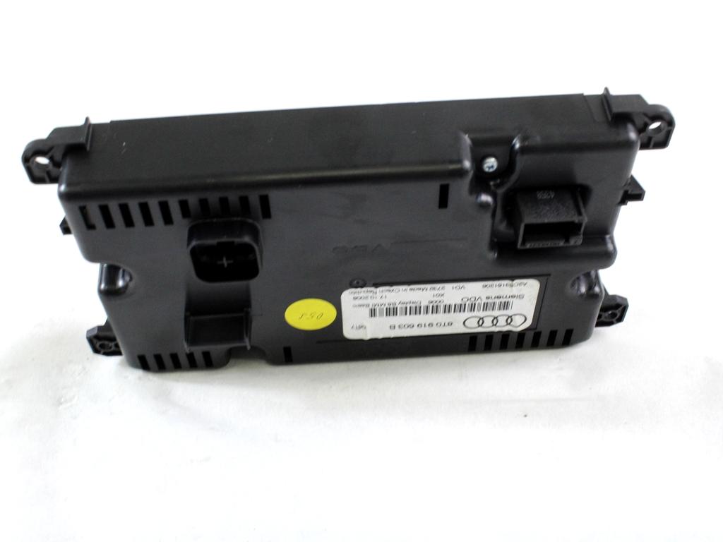 NAVIGCIJA  OEM N. 8T0919603B ORIGINAL REZERVNI DEL AUDI A4 B8 8K2 BER/SW/CABRIO (2007 - 11/2015) DIESEL LETNIK 2009