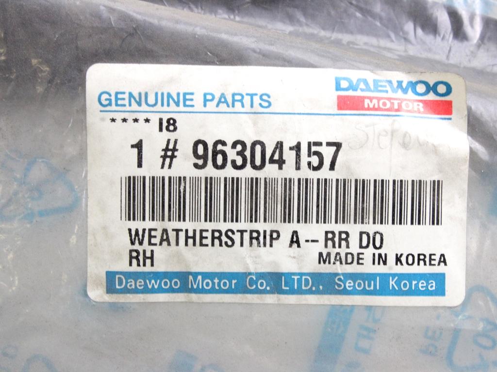 TESNILA VRAT IN STEKEL OEM N. 96304157 ORIGINAL REZERVNI DEL DAEWOO LANOS T100 (1997 - 2002)BENZINA LETNIK 1999