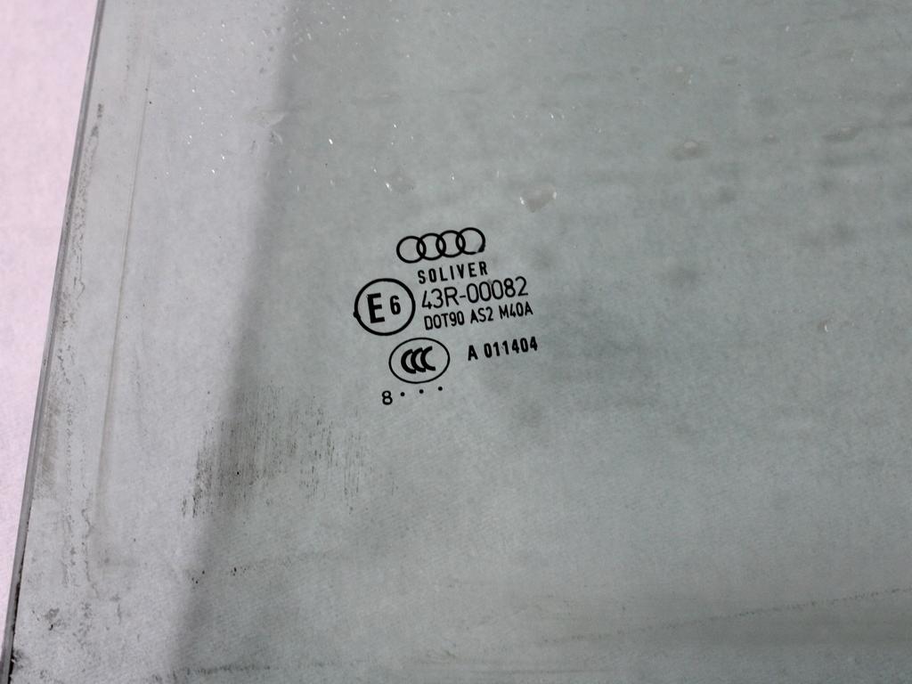 ZADNJA LEVA STEKLO OEM N. 8K9845205E ORIGINAL REZERVNI DEL AUDI A4 B8 8K2 BER/SW/CABRIO (2007 - 11/2015) DIESEL LETNIK 2009